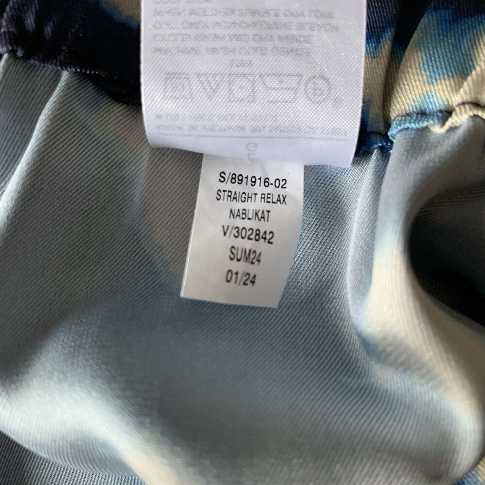 Banana Republic Blue and cropped White Wide Leg Pants - Picture 7 of 8